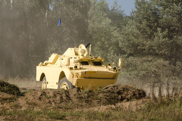 COMBAT RECONNAISSANCE/PATROL VEHICLE - A scout in desert colors at the service of the United Nations