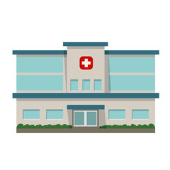 hospital vector illustration on white background