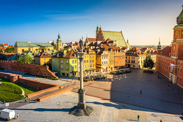 Fototapeta Warszawska panorama obraz