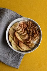 Apple pie flavoured oatmeal