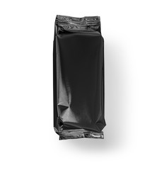blank black product packaging