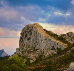 spanisches Bergpanorama