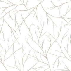 Branches of trees intertwine. Seamless pattern natural theme - 292972335