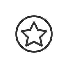 Star Icon Vector Illustration. Star Logo Template