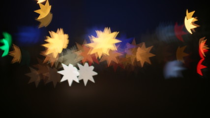 blurry artistic diaphragm evening city