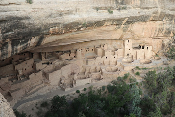 Cliff Palace Overview in Mesa Verde National Park