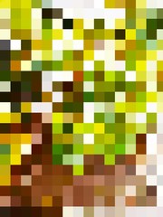 abstract background with colorful squares
