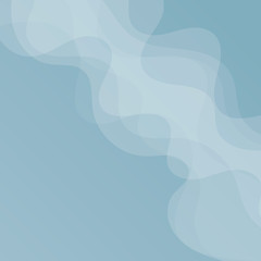 Abstract background with wave shapes overlapping design