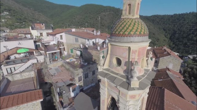 seborga italian village drone shots