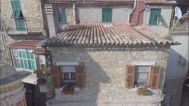 seborga italian village drone shots
