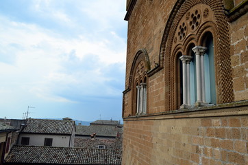 Mittelalterliche Mauern in Orvieto