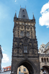 Fototapeta premium Powder gate in the center of Prague