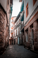 Fototapeta na wymiar Pasaia San Juan, Gipuzkoa / Spain »; September 22, 2019: Beautiful streets in the historic center of San Juan