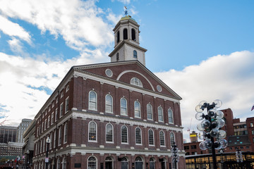 Fototapeta premium Historical buildings in Boston, Massachusetts USA