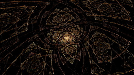 dark fractal background