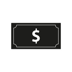 Obraz premium dollar bill icon. vector icon