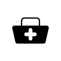 medical bag icon. vector illustration