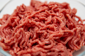  Raw chickpeas from cuts prepared for cooking. Meat family.