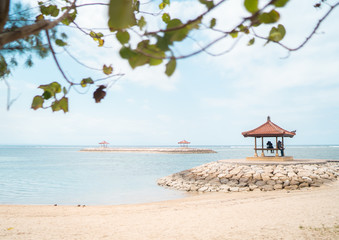 Gazebos on the water