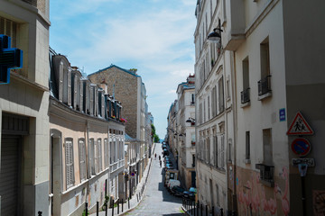 Fototapeta na wymiar cityscape Mont Matre , Paris, France