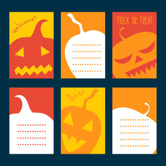 Invitations for a Halloween party