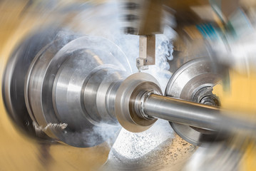 Spin forming and steel turning production in creative style expression