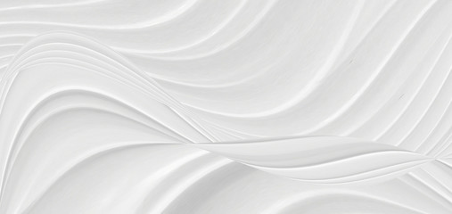 Fototapeta na wymiar The texture of white marble of packaging in a modern style. Beautiful drawing with the divorces and wavy lines in gray tones for wallpapers and screensaver.