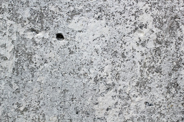 Background of old shabby white plastered wall