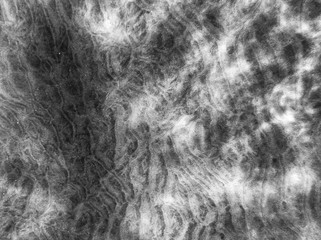 Full Frame Sandy Ocean Floor Lines and Shapes in Black and White