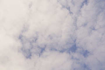 White Clouds on a Blue Sky