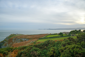 Naklejka premium view of landscape in irleand