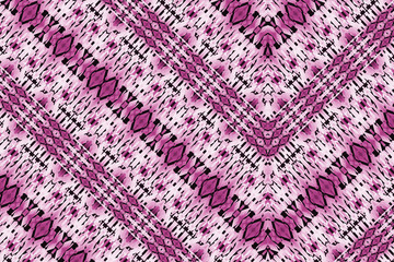 Textured African fabric, pink and white colors