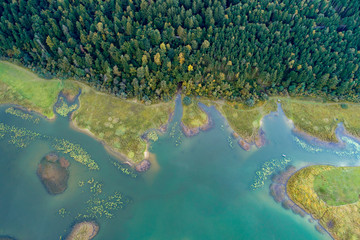 Lake Cerknica (Slovene: Cerknisko Jezero, Cerkniško jezero ) is an intermittent lake on Cerknica Polje ( Cerknisko Polje ) an biggest karst phenomena in  Slovenia.