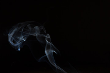 Fototapeta premium abstract smoke on black background