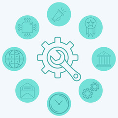 Configuration vector icon sign symbol