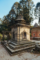 Fototapeta na wymiar Pashupatinath Temple in Kathmandu, Nepal.
