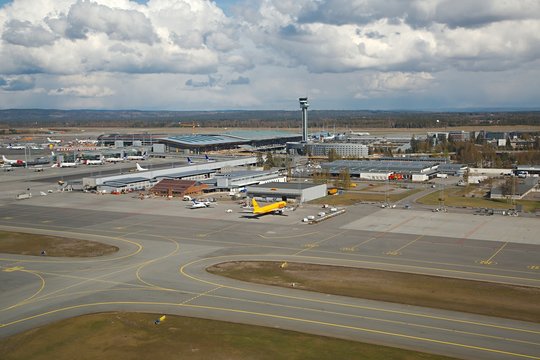 OSLO, NORWAY - MAY 3, 2015: Oslo Gardermoen International Airpor