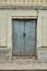 Fototapeta na wymiar Old wooden door vintage