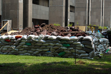 pile of sacks