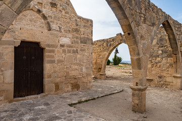 Cyprus. Pathos. Open-air museum. Archaeological Park of the island of Cyprus. Archaeological Museum. Ancient Ruins. Excavations of the ancient city. Mediterranean coast. Excursions in Paphos.