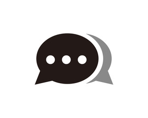 Chat icon symbol vector