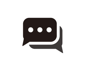 Chat icon symbol vector