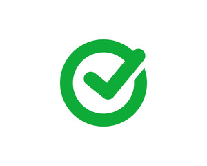 Check mark icon symbol vector