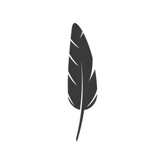 Feather pen write sign logo template app