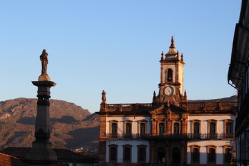 Fototapeta na wymiar Entardecer em Ouro Preto