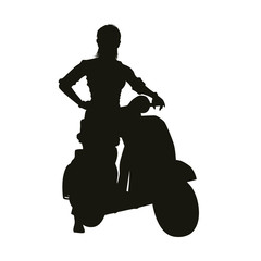 Motorcycle Scooter Silhouette