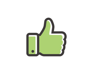 Like icon symbol vector