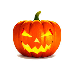 Halloween Pumpkin isolated on white background