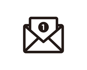 Email notification icon symbol vector