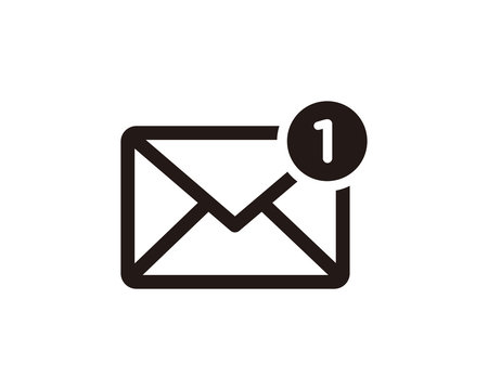 Email notification icon symbol vector